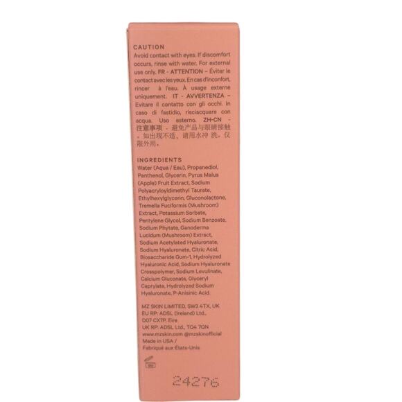 MZ Skin Hyaluronic Acid Hydrating Serum - Pink - Picture 4 of 7